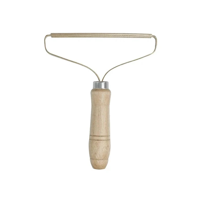 Wooden Brush Portable Lint Remover Pet Hair Cleaning Tool