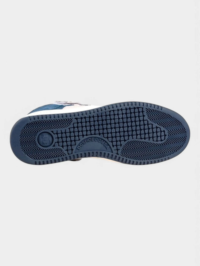 Zapatillas Dc Manteca V SS Mujer Blanco Azul